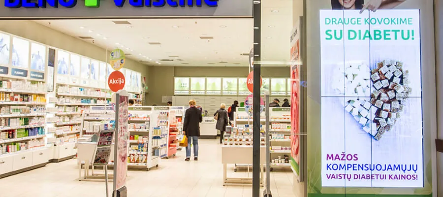 Digital Signage in Apotheke und Gesundheitsgeschäft